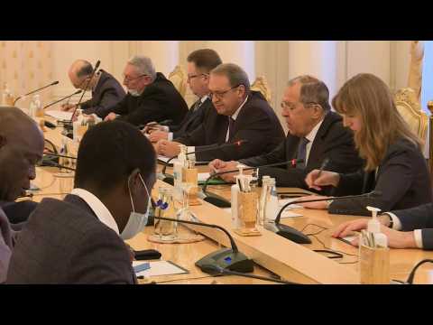 Russian FM Sergei Lavrov host talks with Chadian counterpart Cherif Mahamat Zene