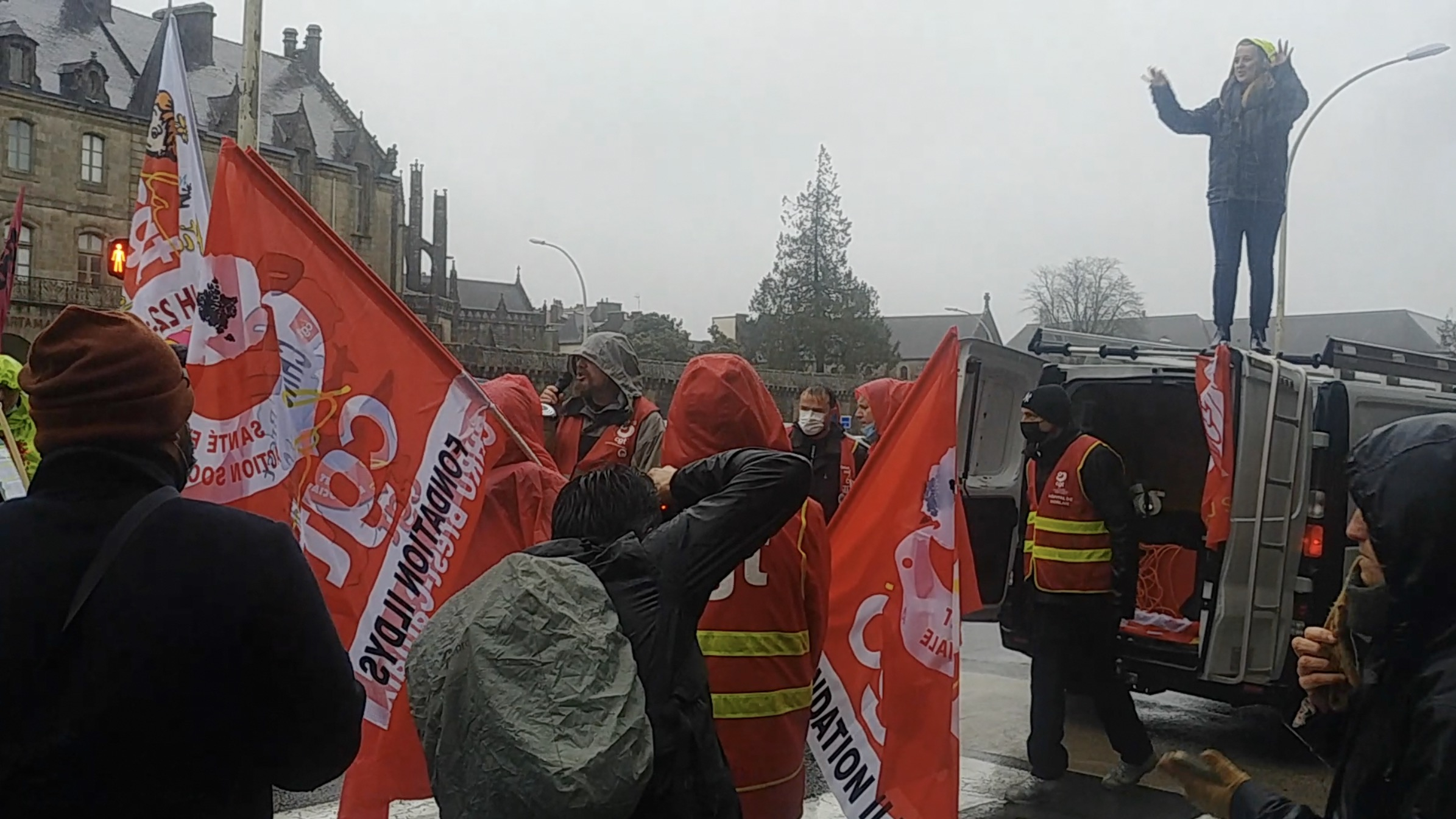 Santé, Action sociale : 1 300 manifestants à Quimper (Le Télégramme)
