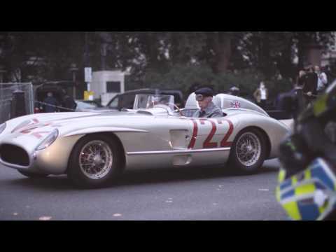 Farewell to a legend - “The Last Blast” short film follows the unparalleled drive of the famous Mercedes-Benz 300 SLR “722” in a London tribute to Sir Stirling Moss (Behind the scenes)