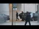 Olaf Scholz arrives at German Chancellory after becoming new Chancellor