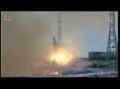 Russian rocket blasts off carrying Japanese billionaire to space station