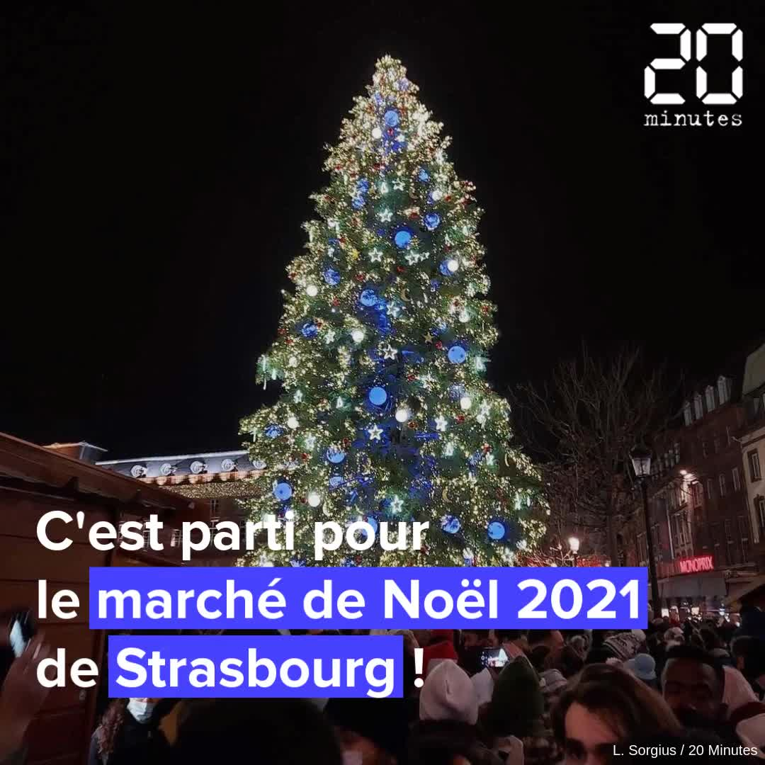 Le marché de Noël de Strasbourg fête son grand retour dans une atmosphère particulière