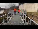 La barrage automatique sur la Meuse à Joigny-sur-Meuse