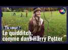 T'as essayé le quidditch ? Angeline enfourche son balai façon Harry Potter, à Arras