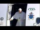 Pope Francis arrives in Cyprus