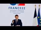 Emmanuel Macron présente ses priorités pour la présidence semestrielle de l'UE