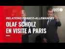 VIDÉO. Le chancelier allemand Olaf Scholz rencontre Emmanuel Macron à Paris