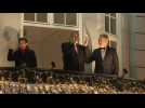 Nobel Peace Prize laureates Ressa and Muratov greet Oslo crowd