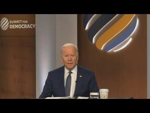 Democracy faces 'sustained and alarming challenges' worldwide: Biden