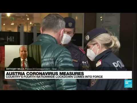 Coronavirus pandemic: Austria enters fourth nationwide lockdown