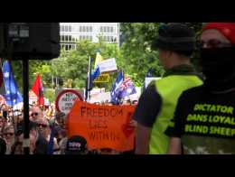 Australie: manifestations pro et anti-vaccination
