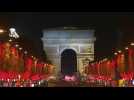 A Paris, les Champs-Élysées illuminés par Clara Luciani