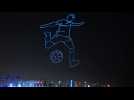 Qatar drone show looks ahead to 2022 World Cup