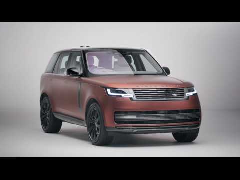 New Range Rover SV Inrepid Long Wheelbase Sunrise Copper Design in Studio