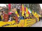 Demonstration in Stockholm as Iranian ex-official to testify in war crimes trial
