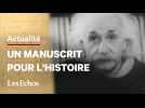 Un manuscrit d'Albert Einstein au coeur d'une vente à Paris