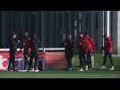 Images des entrainements des joueurs du LOSC et du RB Salzburg !