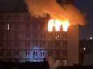 Incendie dans un immeuble à Reims