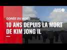 VIDÉO. La Corée du Nord commémore les dix ans de la mort de Kim Jong Il