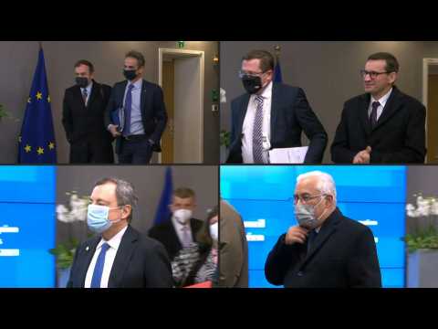 European leaders leave after EU Summit ends