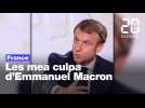 Emmanuel Macron: les trois mea culpa du président sur TF1
