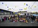 Un lâcher de ballons en soutien à l'Ukraine, à l'école Sainte-Anne de Cambrai
