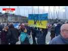 Vannes. Des centaines de personnes sur le port en soutien à l'Ukraine
