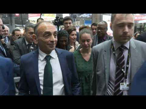 France 2022 far-right candidate Zemmour at Paris Agriculture Fair