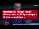 VIDÉO. Présidentielle : Philippe Poutou affirme « avoir les 500 parrainages » et salue « une victoire »