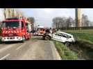 Collision violente entre deux voitures à Nieppe et tonneaux pour celle qui doublait : trois blessés légers
