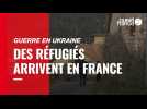 VIDÉO - Guerre en Ukraine. Des réfugiés arrivent en France