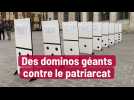 Des dominos géants contre le patriarcat