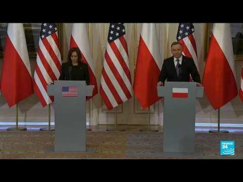REPLAY: US Vice President Kamala Harris and Polish President Andrzej Duda hold press conference
