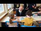 Jean-Michel Blanquer fait la promotion de la lecture dans une école de l'Eure