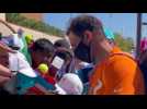 ATP - Indian Wells 2022 - Rafael Nadal et Carlos Alcaraz à l'entrainement dans le désert californien