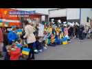 A Neufchâtel-en-Bray, le premier camion de dons pour l'Ukraine est parti