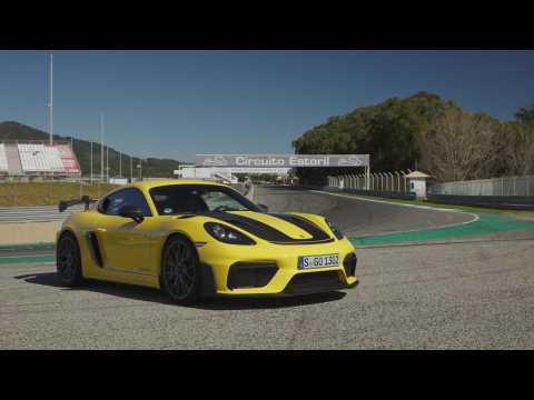 The new Porsche 718 Cayman GT4 RS Design in Racing Yellow