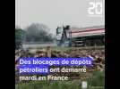 Prix de l'essence : des dépôts pétroliers bloqués en France