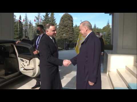 Turkey's Erdogan receives Polish President Andrzej Duda in Ankara