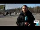 Guerre en Ukraine : près de Kiev, le dernier checkpoint avant la ville d'Irpin