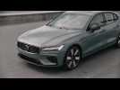 2023 Volvo S60 Recharge T8 Design in Thunder Grey