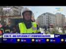 Lyon 7e : une explosion et 3 pompiers blessés