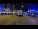 Police cordon near Swedish school where two injured in attack
