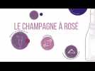 Champagne à rosé