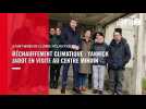VIDEO Présidentielle. Réchauffement climatique : Yannick Jadot en visite au centre Mindin