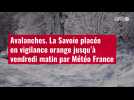 VIDÉO. Avalanches : la Savoie placée en vigilance orange jusqu'à vendredi matin par Météo France