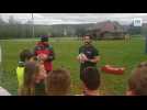 Rugby. Maxime Machenaud a donné un entraînement particulier aux enfants du club Évreux AC