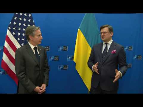 US Secretary of State and Ukrainian Foreign Minister meet at NATO summit