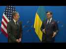 US Secretary of State and Ukrainian Foreign Minister meet at NATO summit