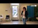 VIDÉO. Présidentielle : en Mayenne, la députée Géraldine Bannier s'est rendue aux urnes pour voter